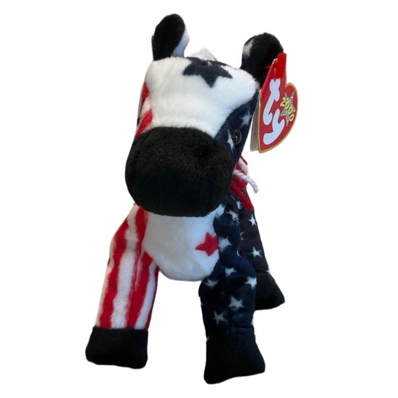 New Rare Ty Beanie Baby Political Americana Lefty 2000 - Picture 1 of 6